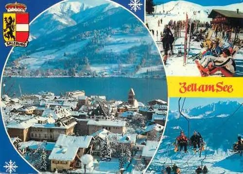 Austria Salzburg Zell am See winter coat of arms