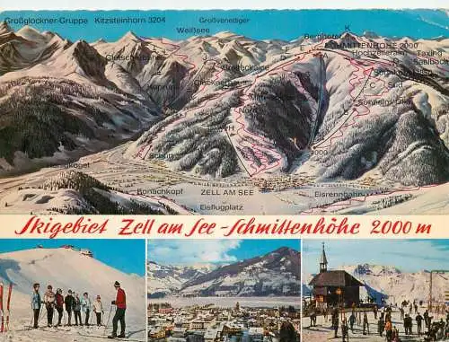Austria Salzburg Zell am See ski slopes