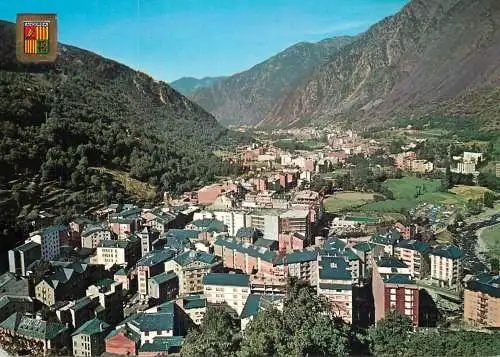Walls d'Andorra Les Escaldes general view