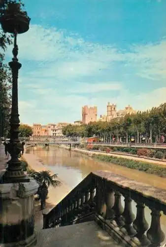 France Narbonne (Aude) Quais du Canal de la Robine