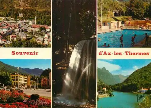 France Ax-les-Thermes multi view souvenir
