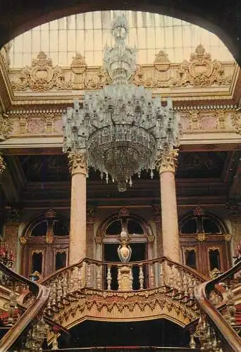 Turkey Istanbul Dolmabahce marble stairs