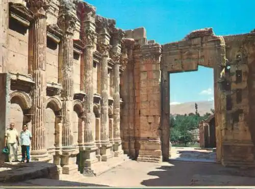 Leabanon Baalbeck Bacchus Temple interior view