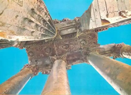 Leabanon Baalbeck Temple of Bacchus ceiling detail