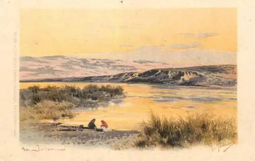 Kunstler-AK F. Perlberg - Am Jordan
