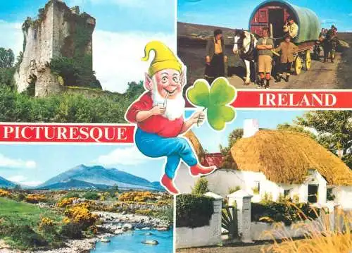 Picturesque Ireland multi view souvenir