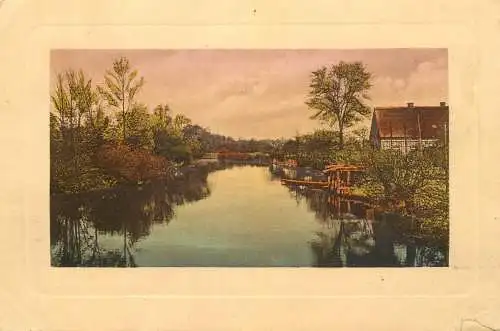 Landscape scenic old postcard