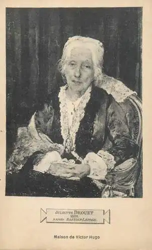Bastien Lepage - Juliette Drouet portrait maison de Victor Hugo