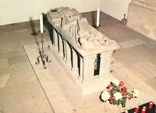 Germany Ilbenstadt Basilika Hochgrab des Klostergrunders Gottfried von Kappenberg