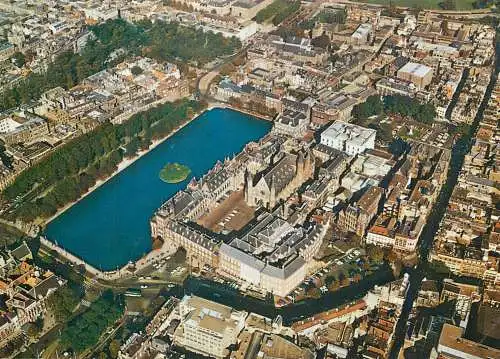 Netherlands Den Haag aerial view