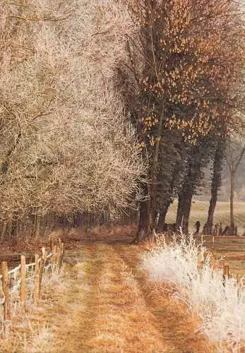 Edge of the picturesque natural landscape artwork