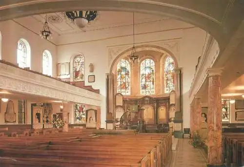 England London Wesley's Chapel interior aspect