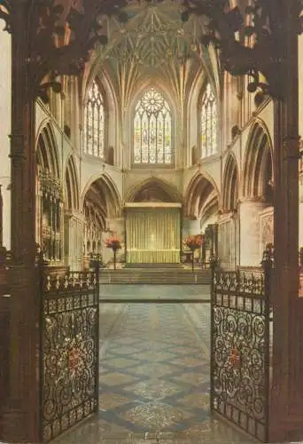 England Tewkesbury Abbey - the Choir & High Altar