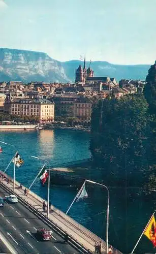 Geneva Genève Pont Mont Blanc
