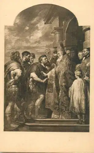 Rubens - Bishop Ambrosius refuses the Emperor Theodosius entrance to the Church