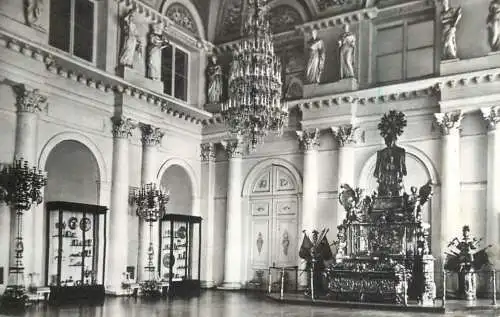 The Winter Palace interior chandelier Saint Petersburg Russia