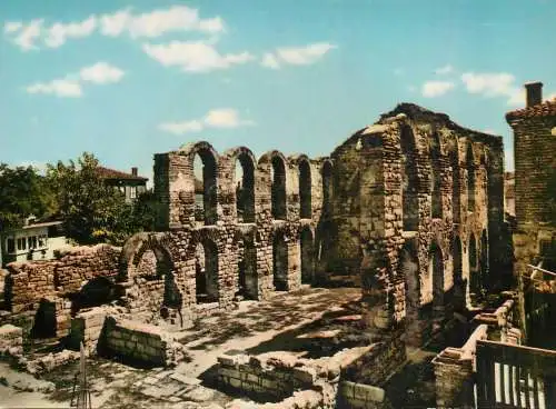 Bulgaria Nessebar Cathedral VI century historical landmark ruins