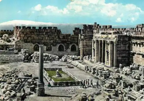 Lebanon Baalbeck court of the temple of Jupiter