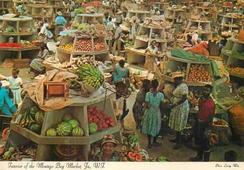 Jamaica Montego Bay Montego Market ethnic types and scenes