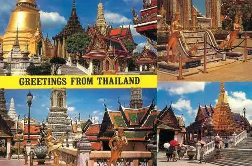 Greetings from Thailand multi view souvenir