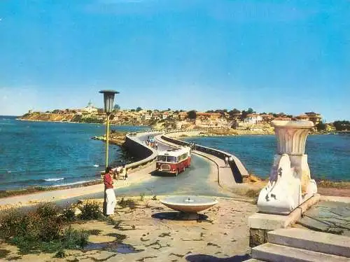 Bulgaria Nessebar bus photo