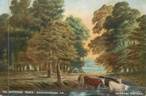 Watering Place Gainsborough painting