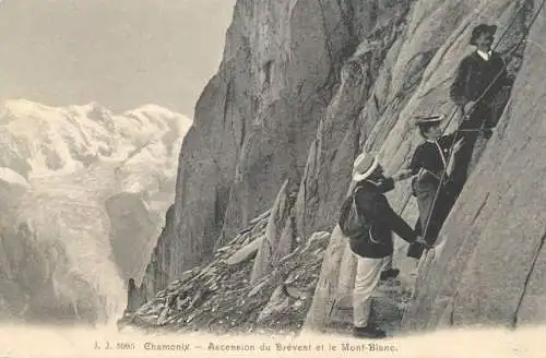 Climbing ascension du Brevent et le Mont Blanc