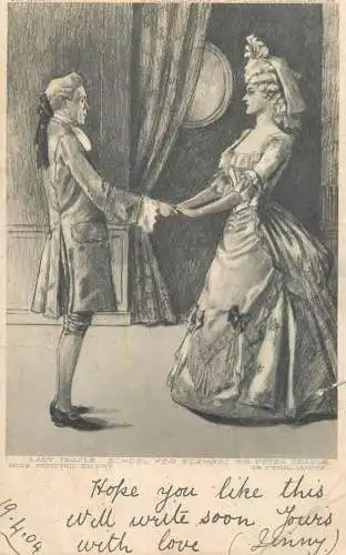 Lady Teazle school for scandal
