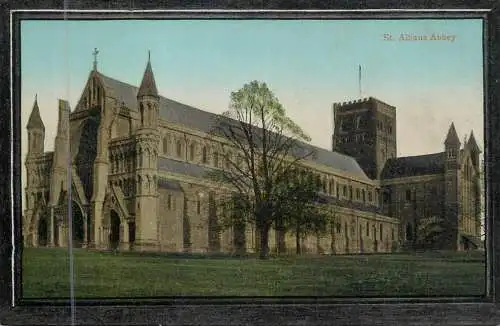 England St Albans Hertfordshire abbey
