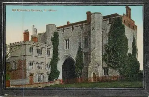England St Albans Hertfordshire old monastery gateway