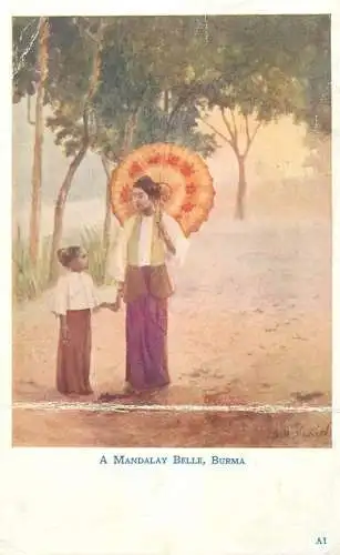 A Mandalay Belle, Burma (bending damage)