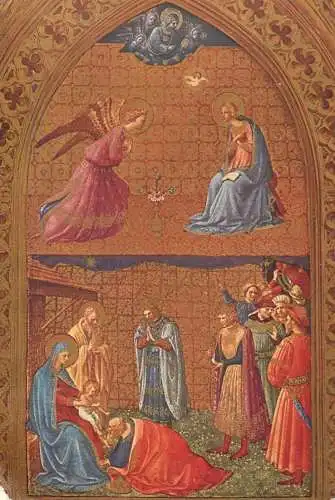 Adoration of the three kings Beato Angelico painting