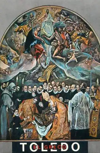 Spain Toledo Burial of Count Orgaz El Greco painting