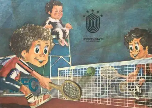 Sports Tennis humour illustration