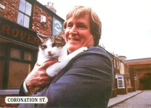British television soap opera CORONATION ST Frisky the cat