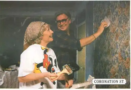 British television soap opera CORONATION ST Jack and Vera Duckworth fictional characters