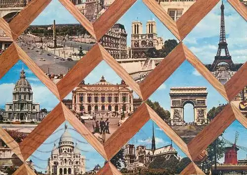 France Paris souvenir multi view