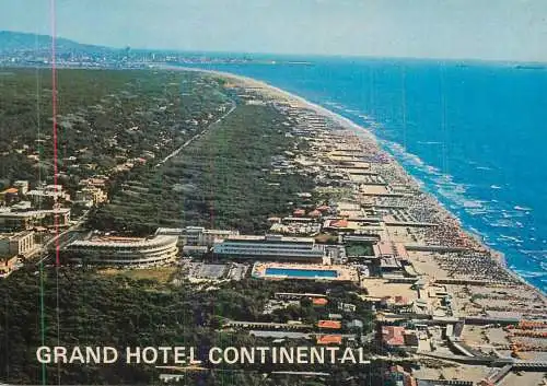 Italy Tirrenia (Pisa) Grand Hotel Continental aerial view
