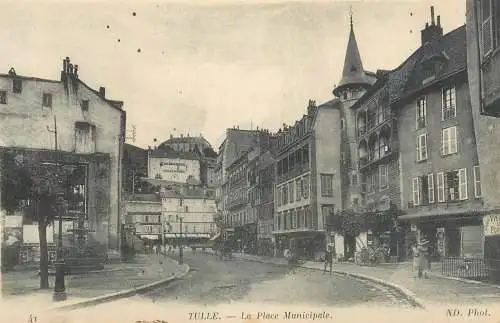 France Tulle la place municipale