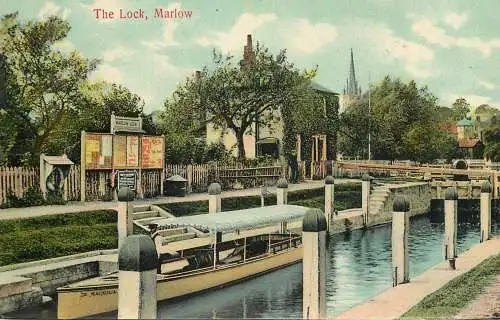 United Kingdom England Marlow lock