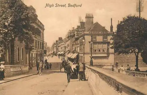 United Kingdom England Bedford high street