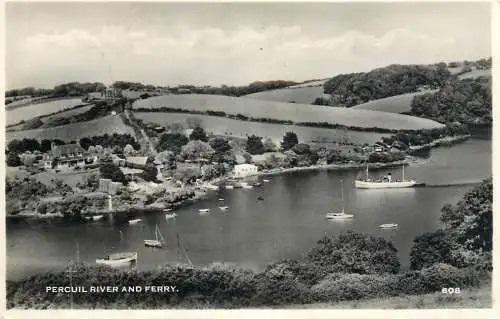 United Kingdom England Percuil river and ferry