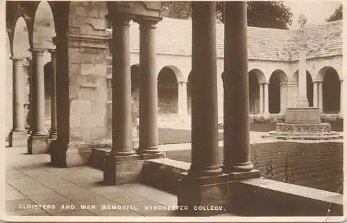 United Kingdom England Winchester college cloisters
