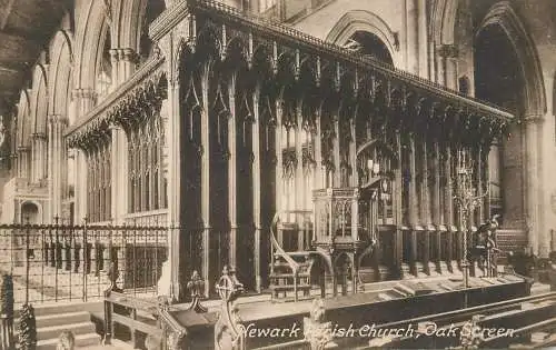 United Kingdom England Newark parish church