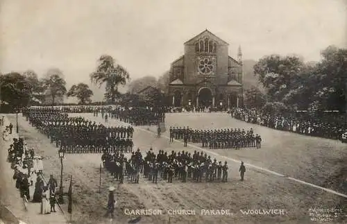 United Kingdom England Woolwich garrison church parade