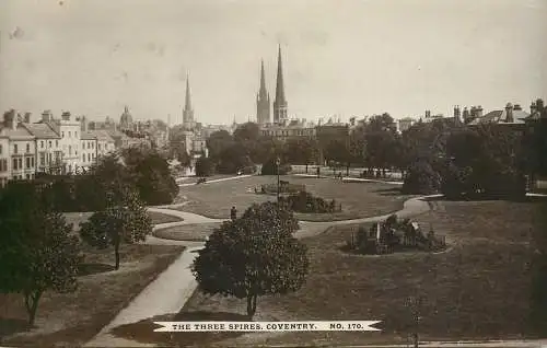 United Kingdom England Coventry the three spires