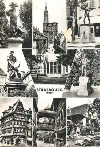 France Bas-Rhin Strasbourg multi view souvenir