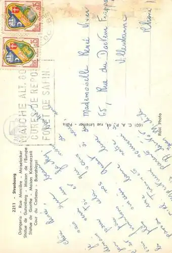 France Bas-Rhin Strasbourg multi view souvenir