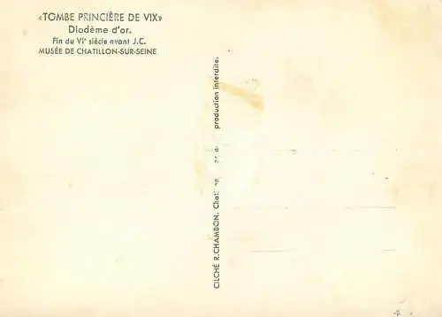 Tombe Princiere de Vix Diademe d'Or Musee de Chatillon sur Seine