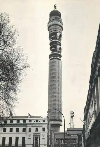 England London Post Office Tower from Fitzroy square
